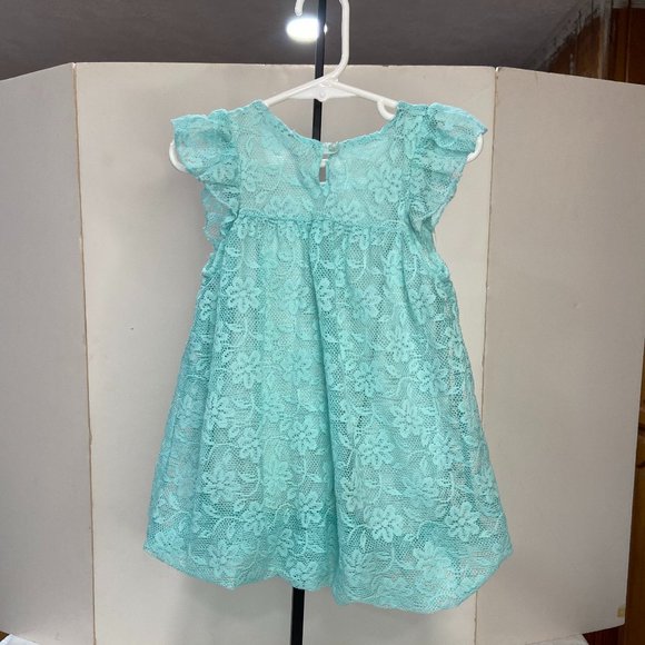 Swiggles toddler mint green lace dress size 4T - Picture 4 of 7